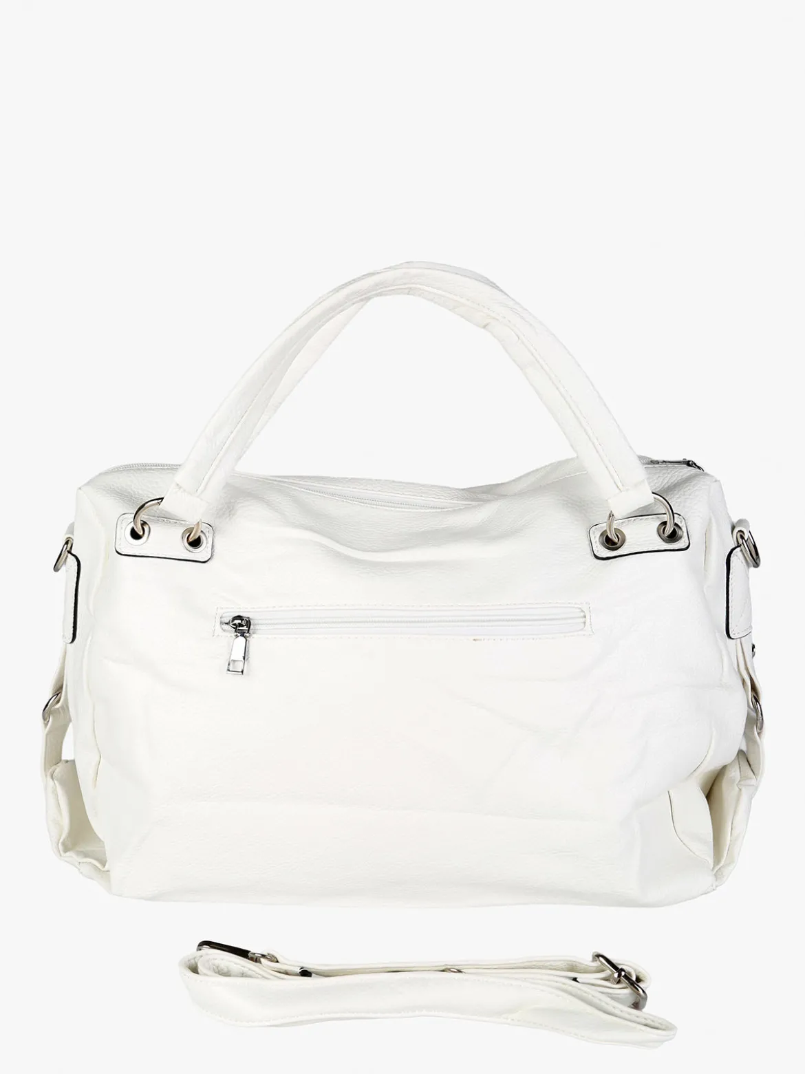 Solada Borsa hobo da donna con doppi manici - bianco