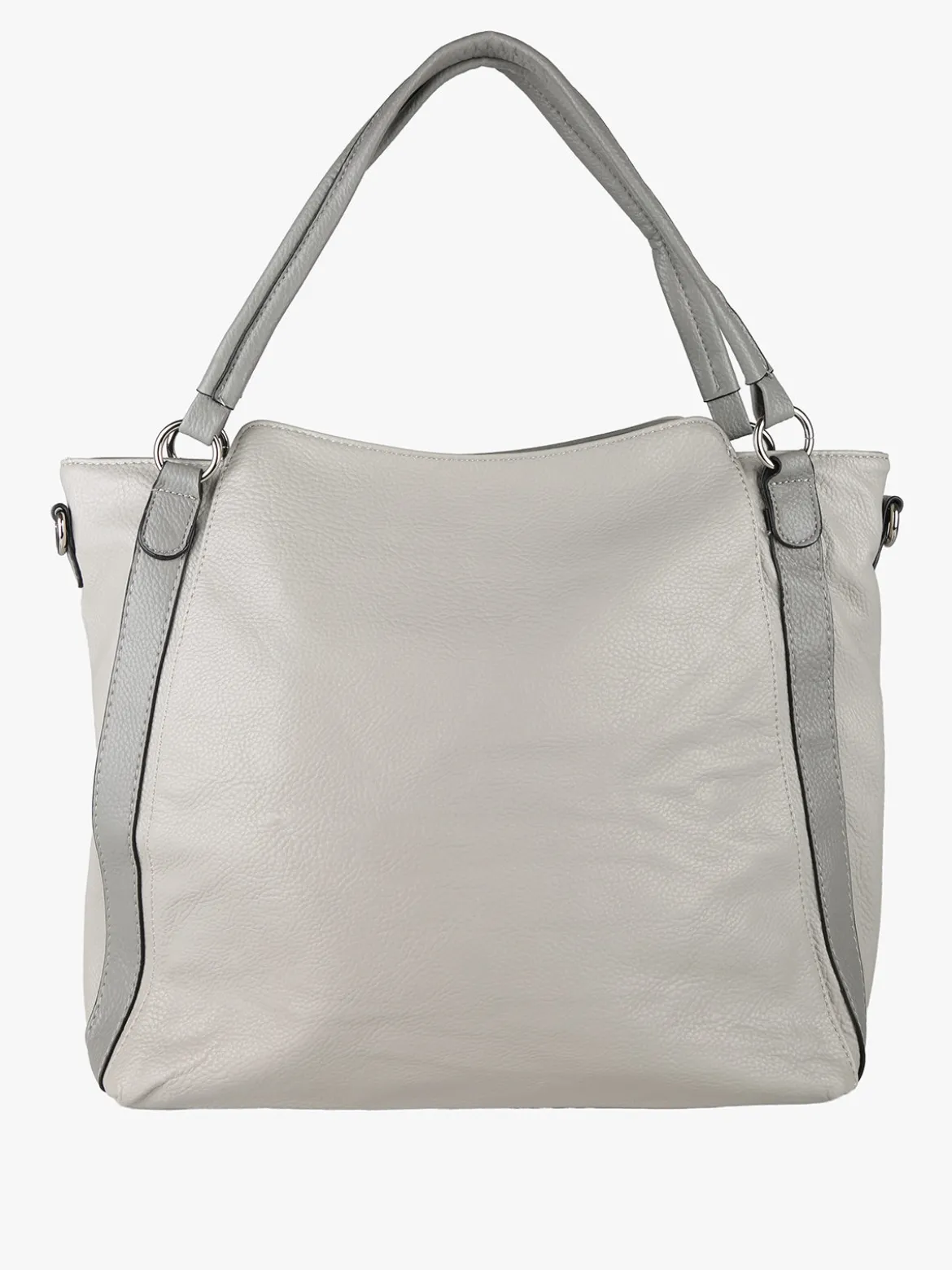 Solada Borsa hobo da donna con doppi manici - grigio chiaro