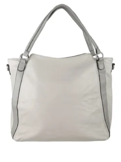 Solada Borsa hobo da donna con doppi manici - grigio chiaro