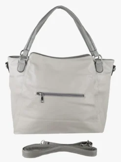 Solada Borsa hobo da donna con doppi manici - grigio chiaro