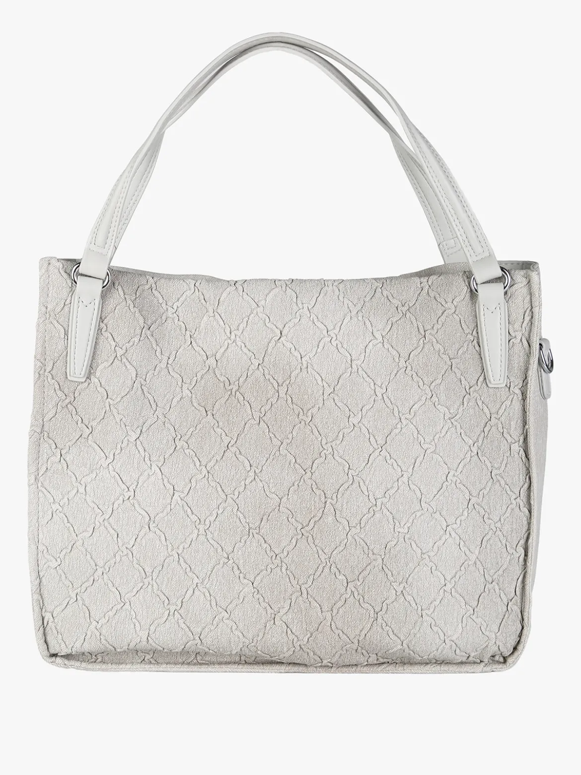 Solada Borsa hobo da donna con doppi manici - grigio chiaro
