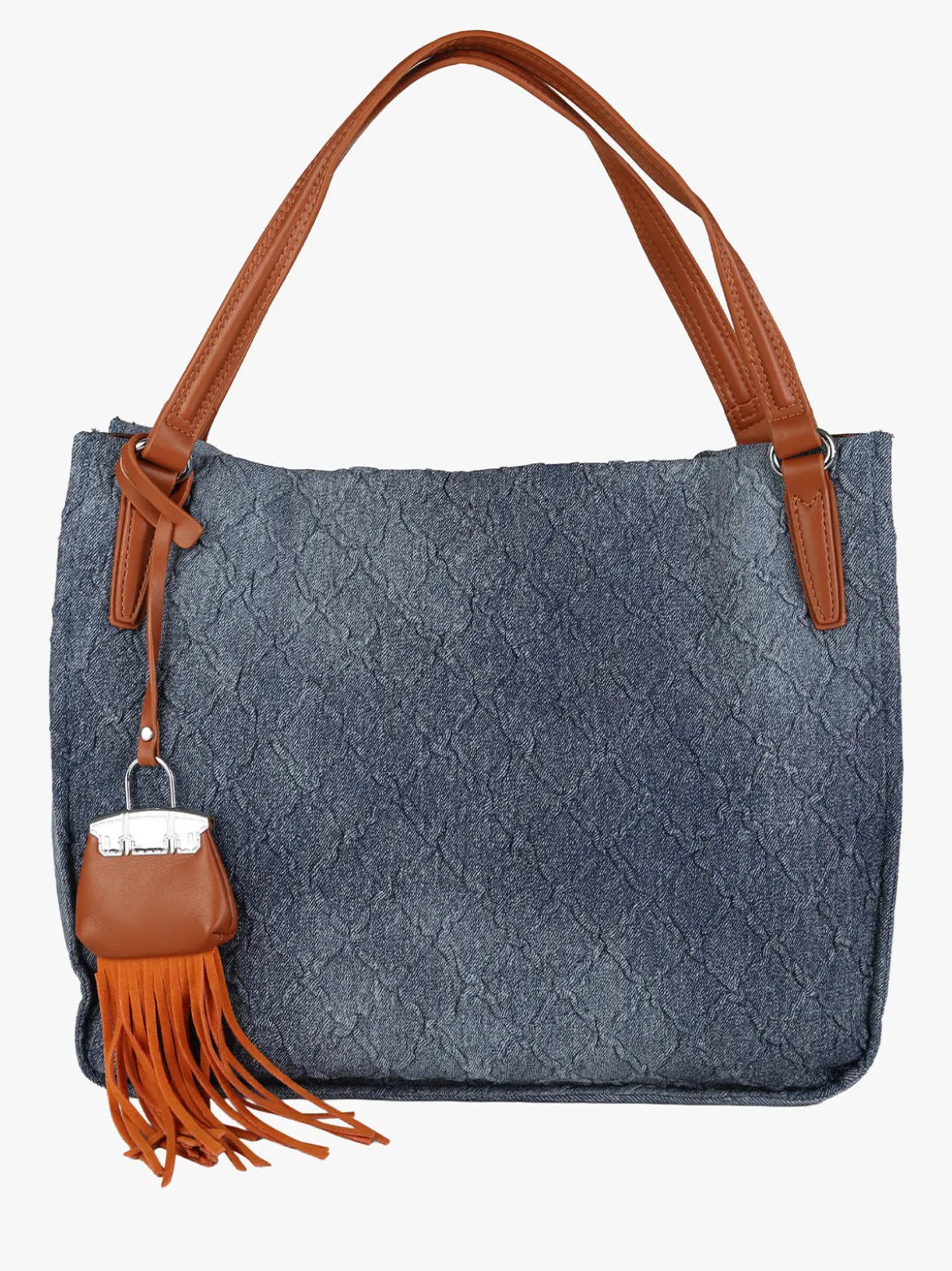 Solada Borsa hobo da donna con doppi manici - marrone