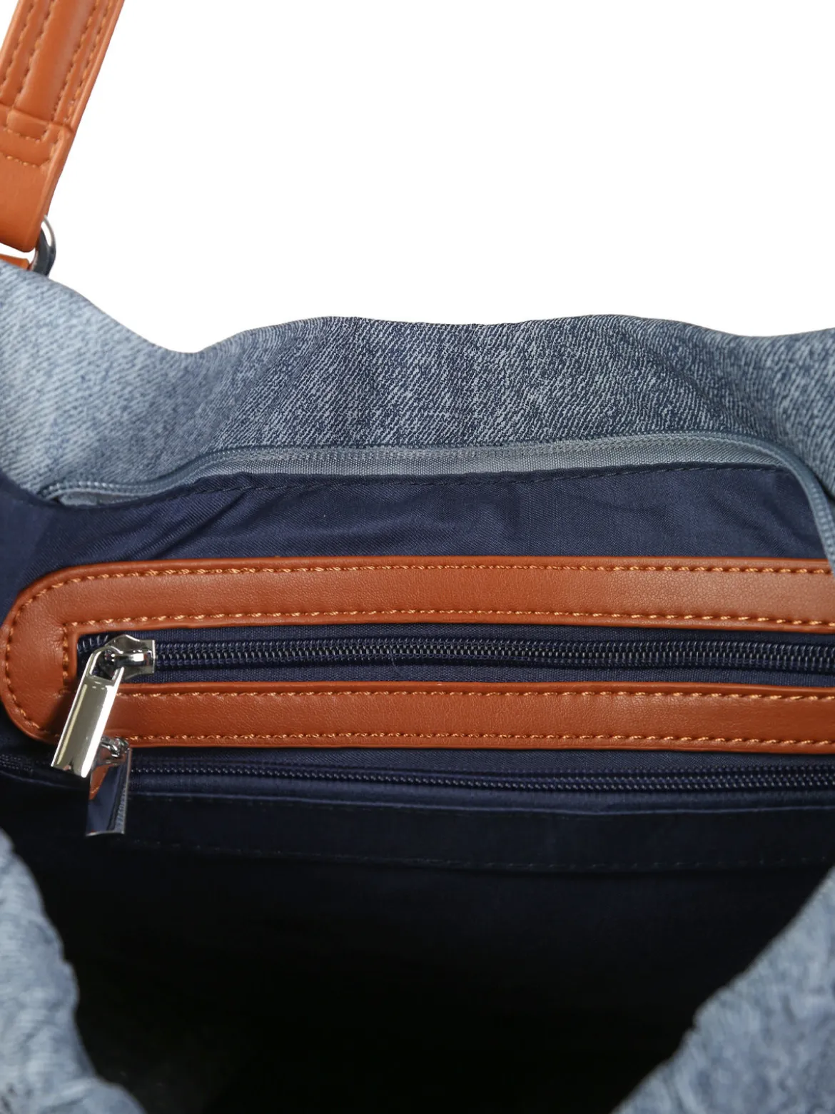Solada Borsa hobo da donna con doppi manici - marrone