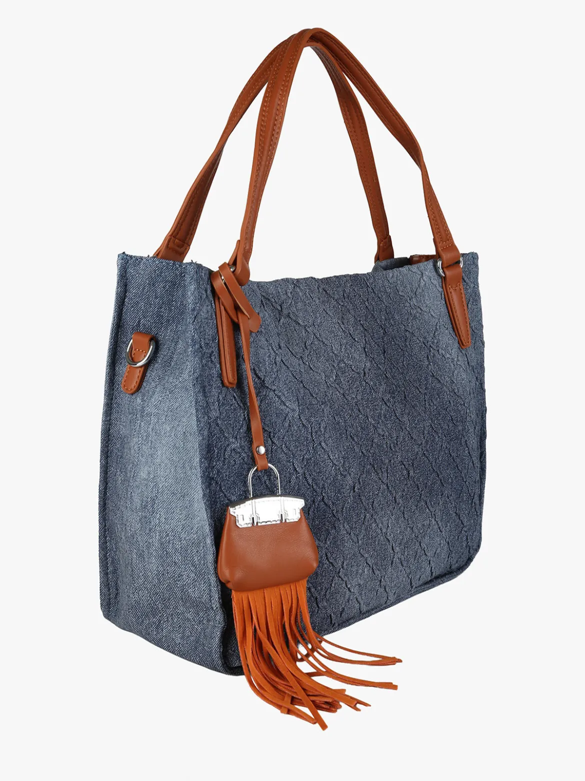 Solada Borsa hobo da donna con doppi manici - marrone