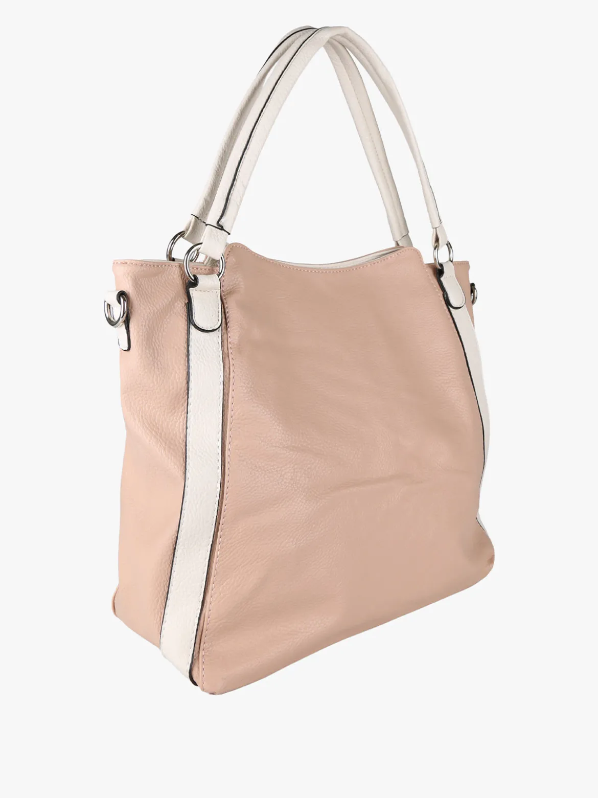 Solada Borsa hobo da donna con doppi manici - rosa