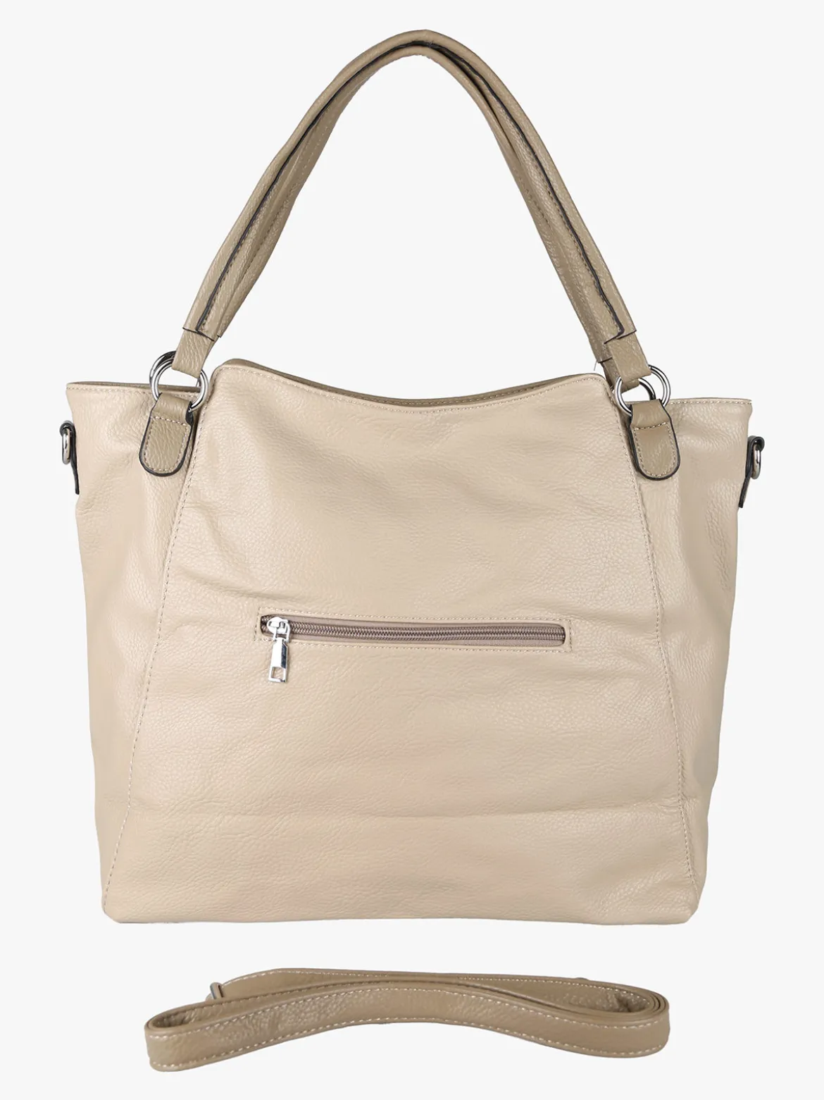 Solada Borsa hobo da donna con doppi manici - taupe