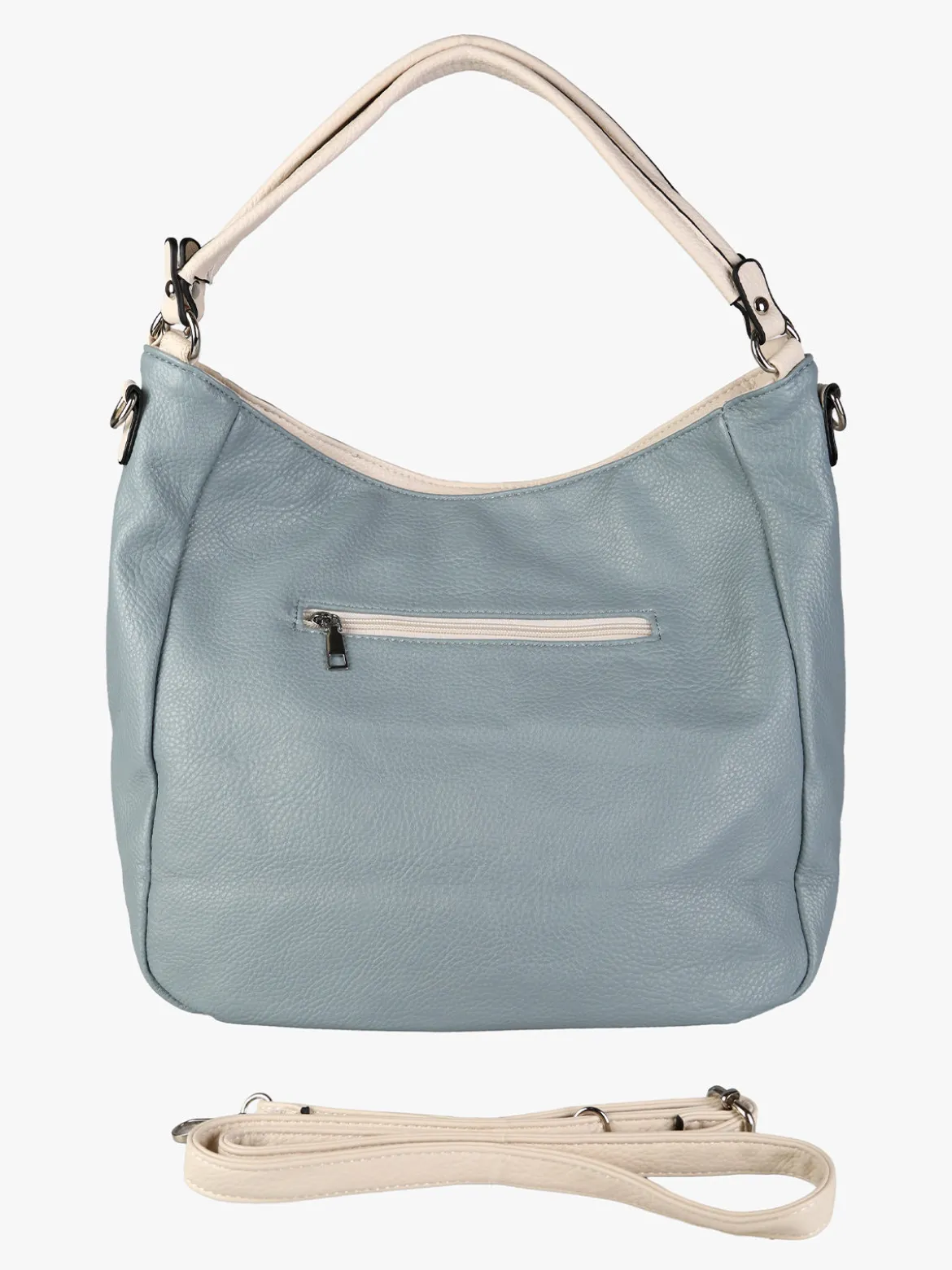 Solada Borsa hobo da donna in ecopelle - azzurro