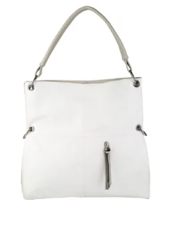 Solada Borsa hobo da donna in ecopelle - bianco
