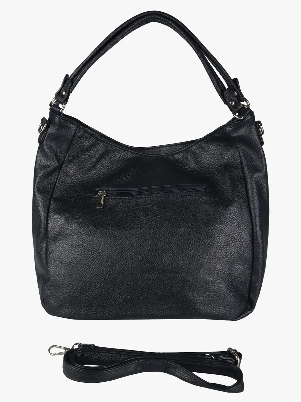 Solada Borsa hobo da donna in ecopelle - blu scuro