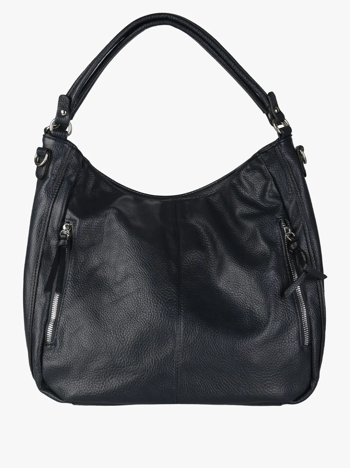 Solada Borsa hobo da donna in ecopelle - blu scuro