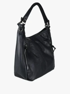 Solada Borsa hobo da donna in ecopelle - blu scuro