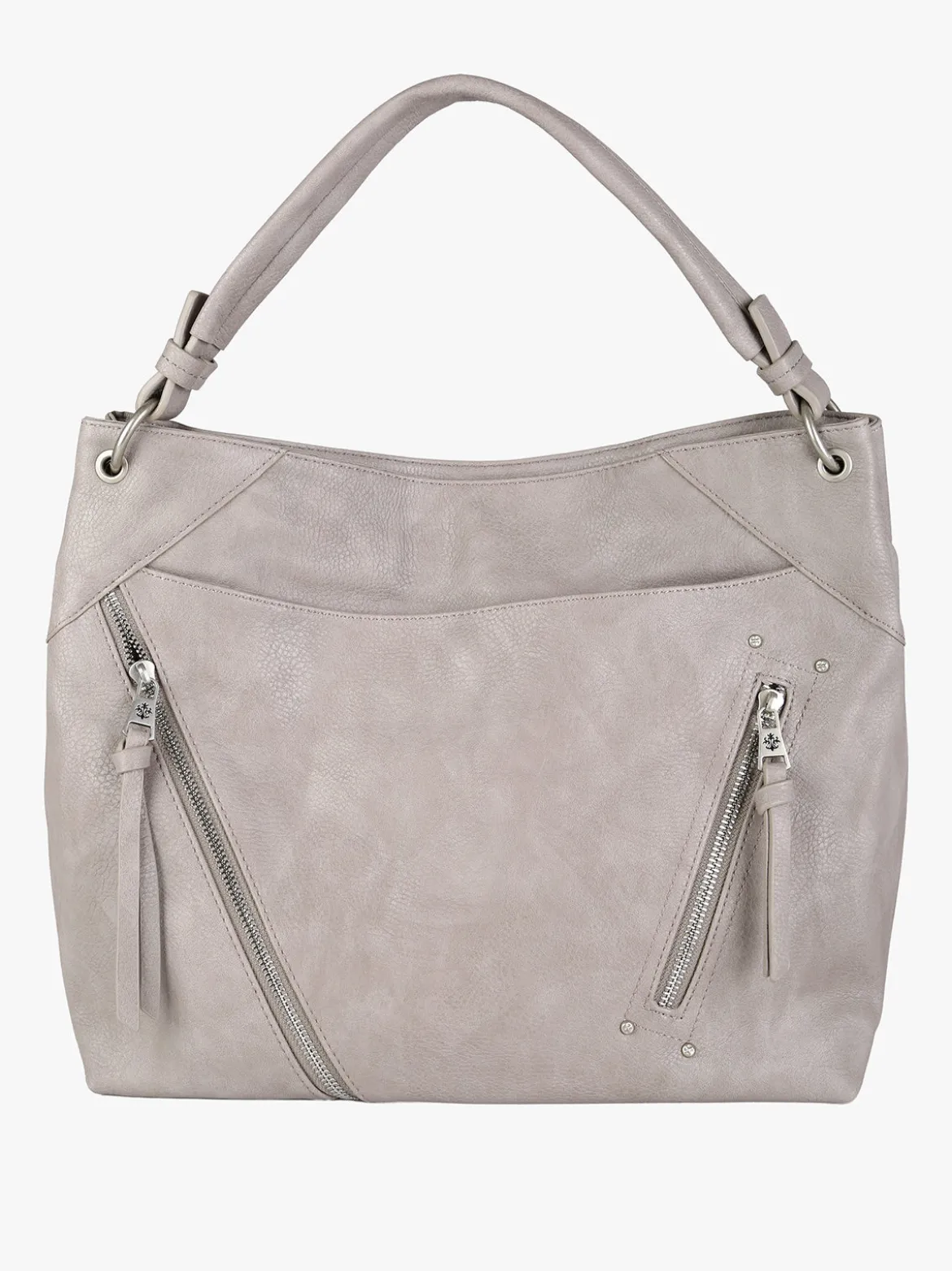Solada Borsa hobo da donna in ecopelle - grigio