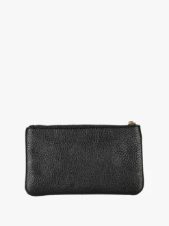 Solada Bustina donna in ecopelle con zip - nero
