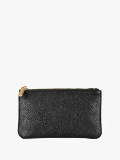 Solada Bustina donna in ecopelle con zip - nero