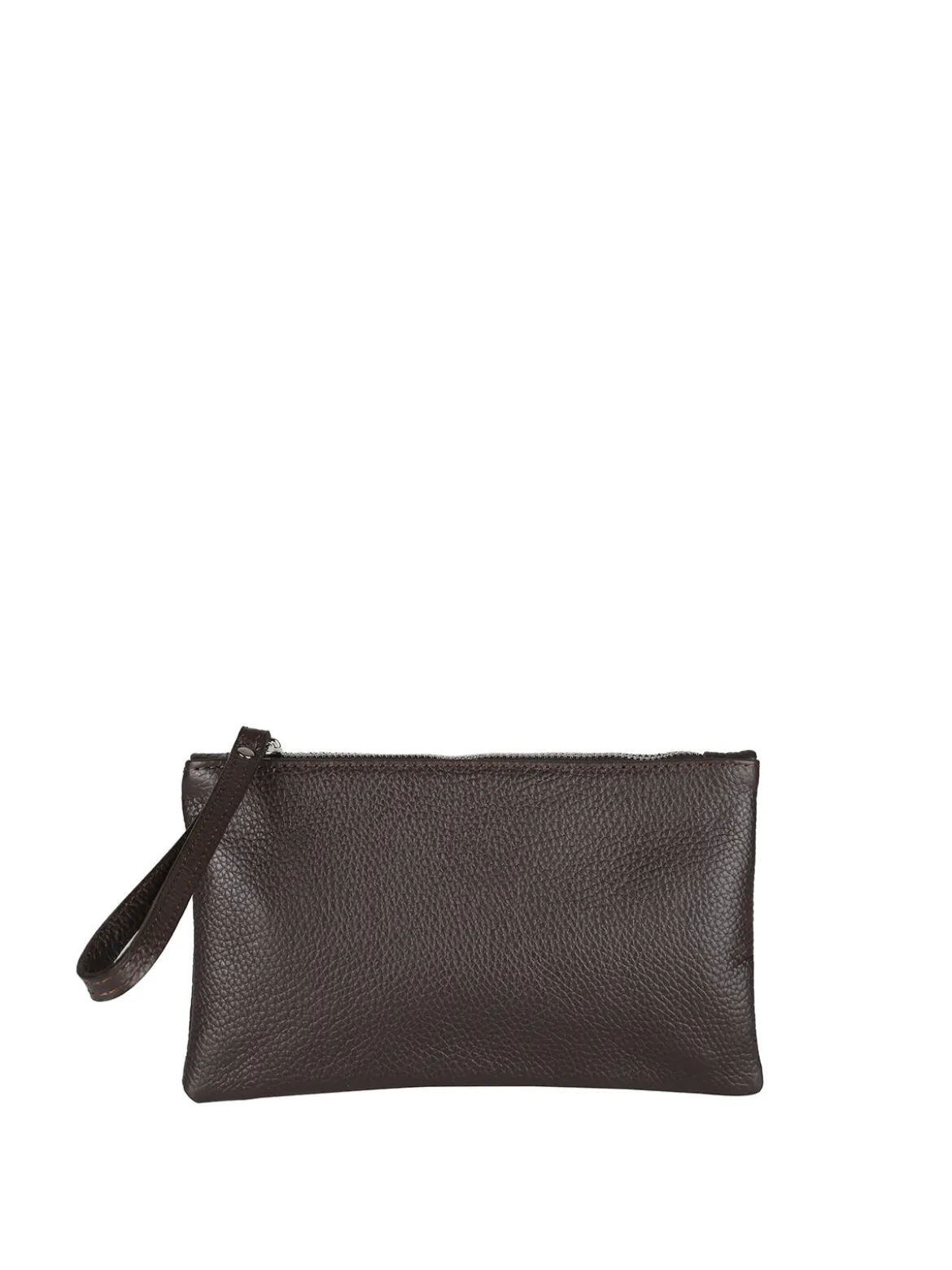 Solada Bustina donna in pelle con polsiera - moro