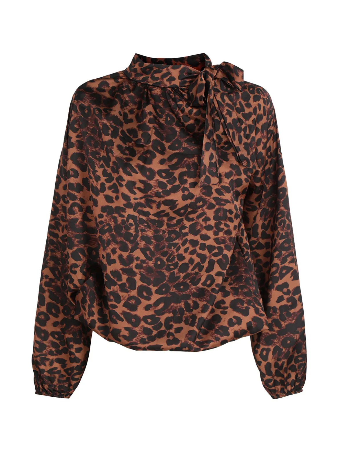 Solada Camicetta donna animalier accollata