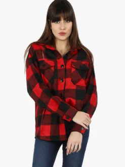 Solada Camicia da donna a quadri in flanella