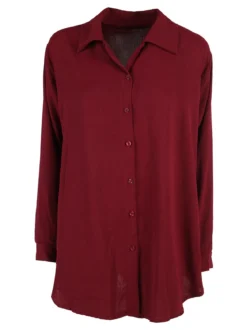 Solada Camicia donna a maniche lunghe - bordeaux