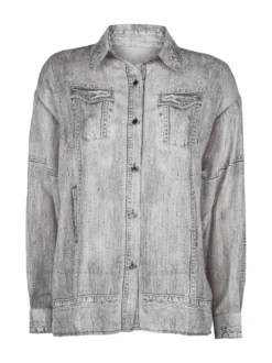 Solada Camicia donna oversize a maniche lunghe