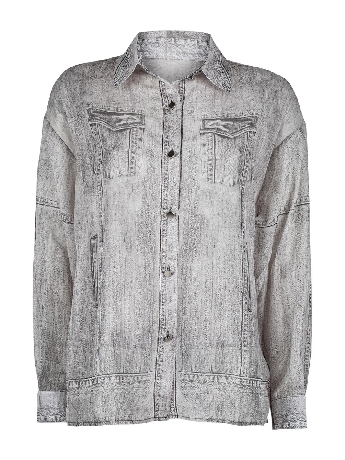 Solada Camicia donna oversize a maniche lunghe