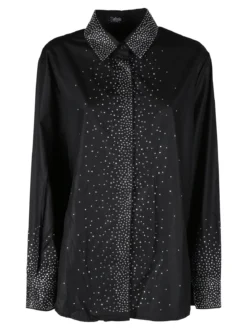 Solada Camicia donna oversize con strass