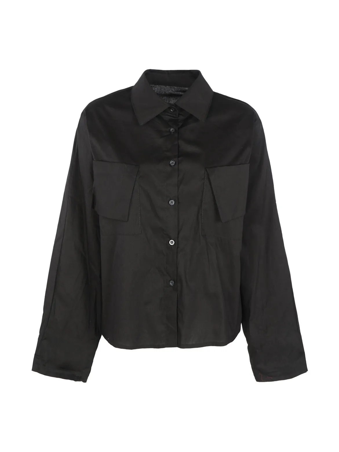 Solada Camicia donna oversize in cotone con tasche