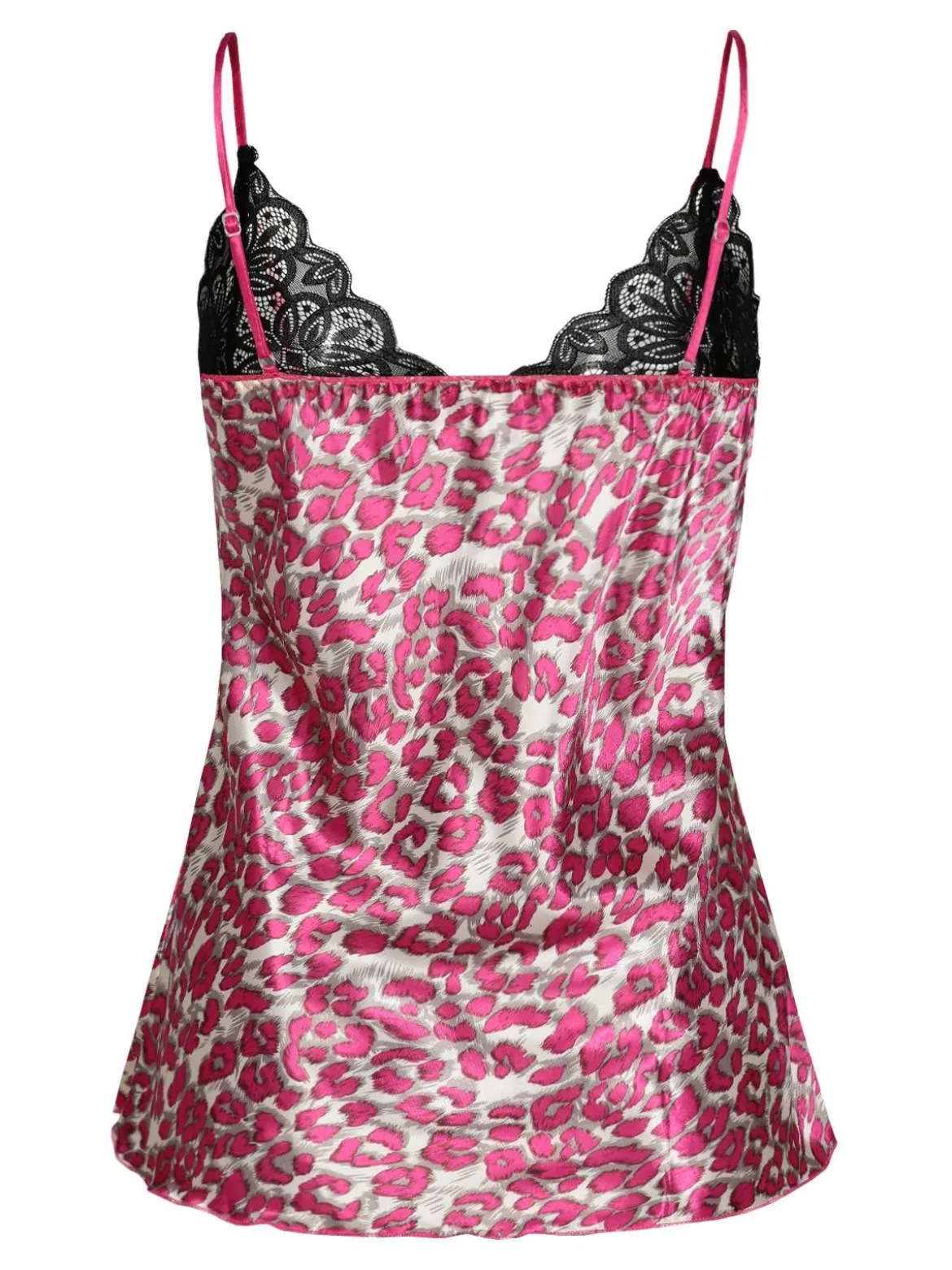 Solada Canotta intima leopardata con pizzo
