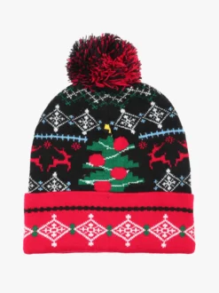 Solada Cappello di Natale in maglia con pom pon