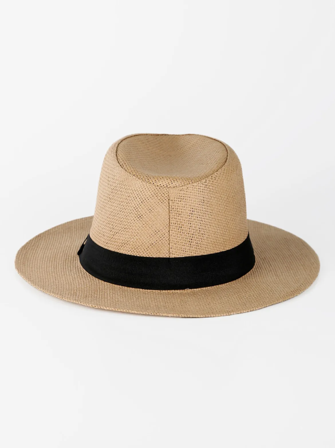 Solada Cappello panama di carta con nastro