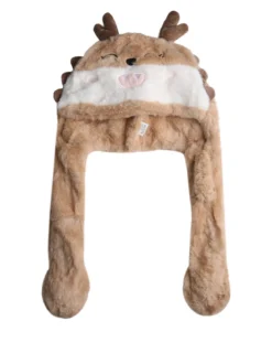 Solada Cappello peloso con orecchie - cammello