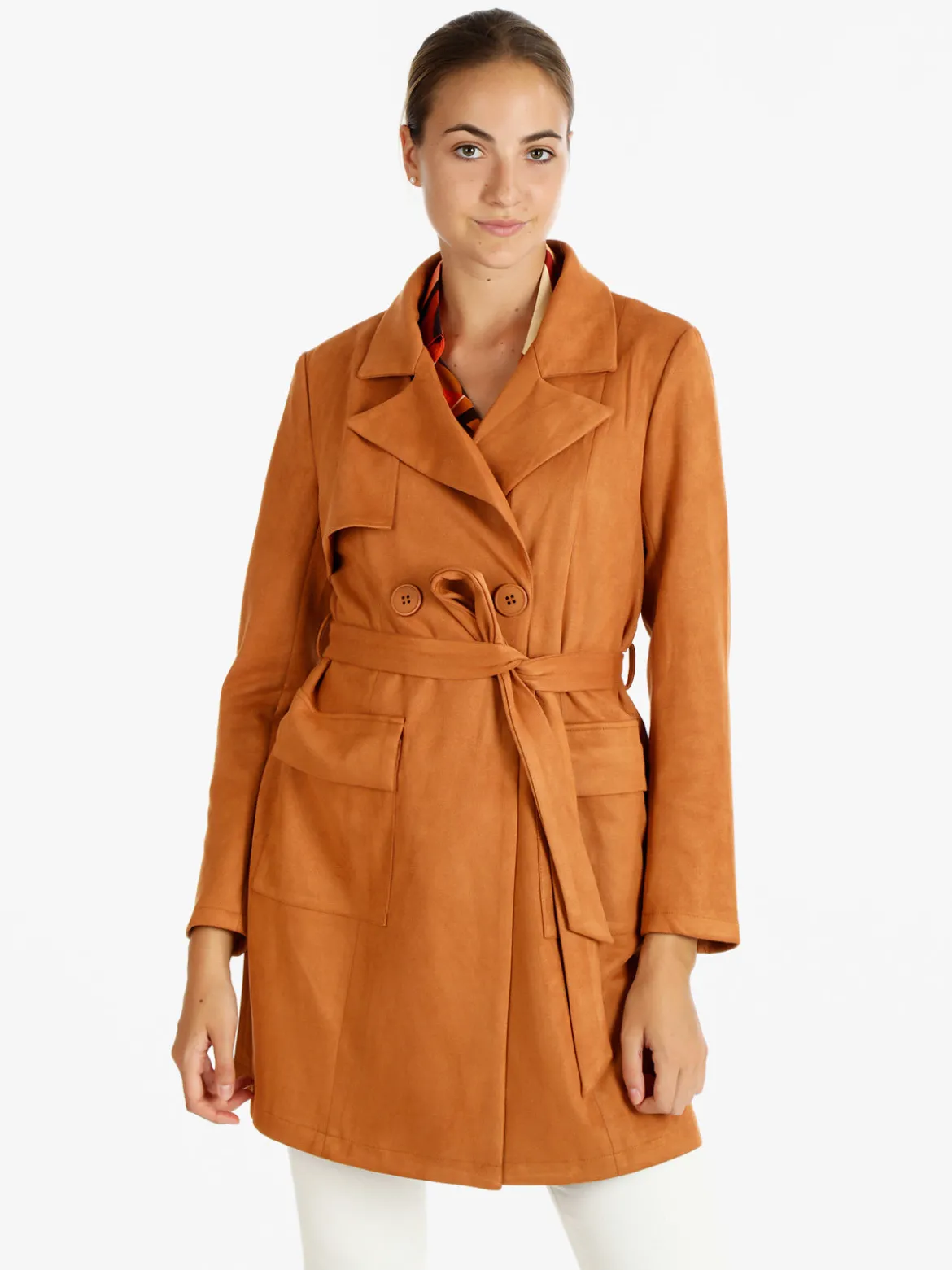 Solada Cappotto leggero donna con cintura