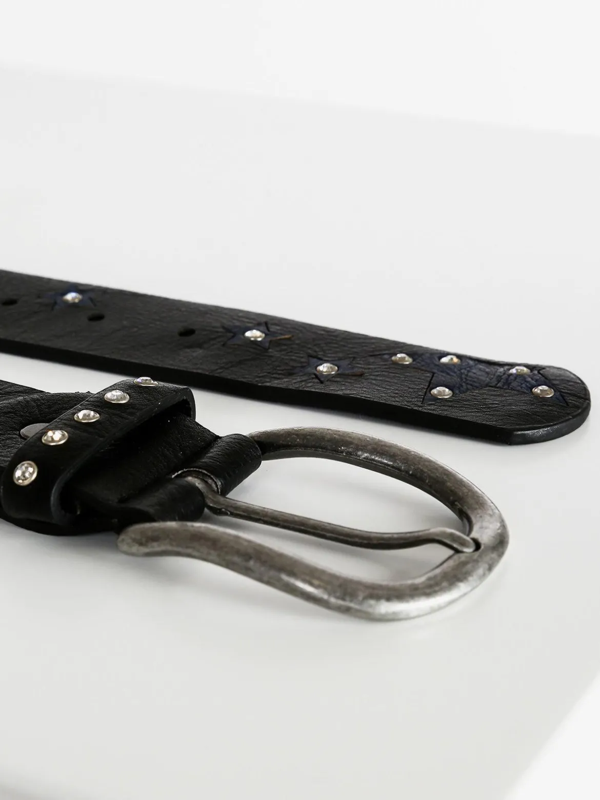 Solada Cintura in pelle con strass