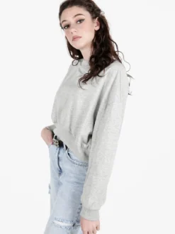 Solada Felpa cropped da donna oversize