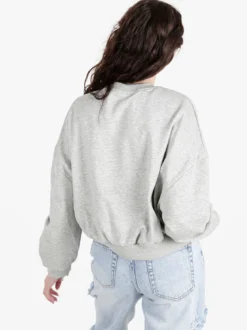 Solada Felpa cropped da donna oversize
