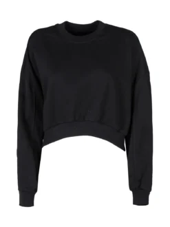 Solada Felpa cropped da donna oversize