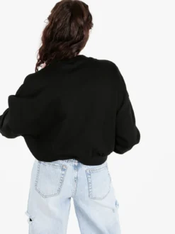 Solada Felpa cropped da donna oversize