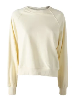 Solada Felpa oversize da donna in cotone - giallo