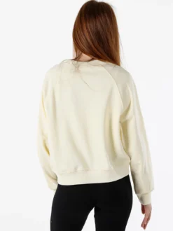 Solada Felpa oversize da donna in cotone - giallo