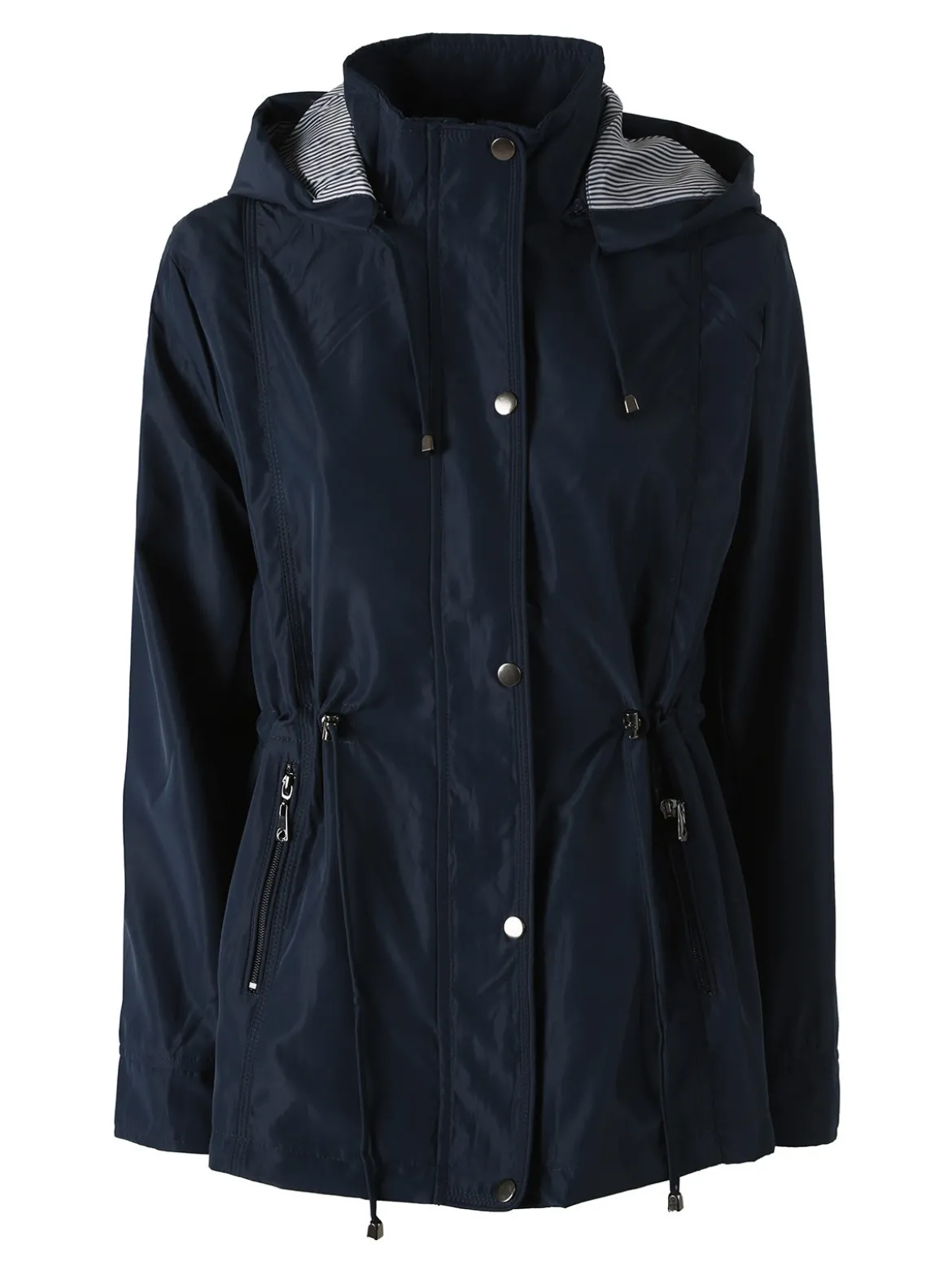 Solada Giacca a vento da donna con cappuccio - blu scuro