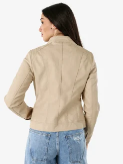 Solada Giacca da donna in ecopelle - beige