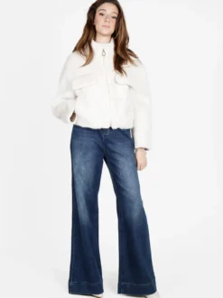 Solada Giacca donna oversize in pelliccia sintetica