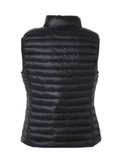 Solada Gilet imbottito da donna full zip - nero