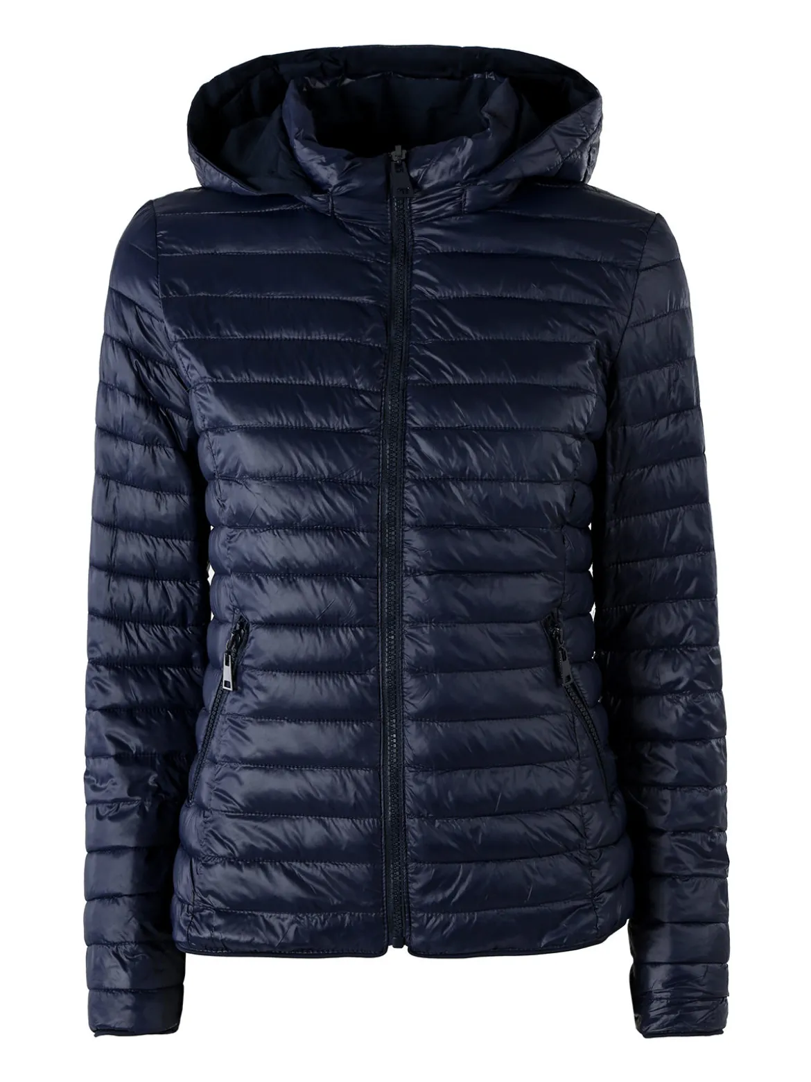 Solada Giubbino donna 100 grammi reversibile con cappuccio - blu scuro