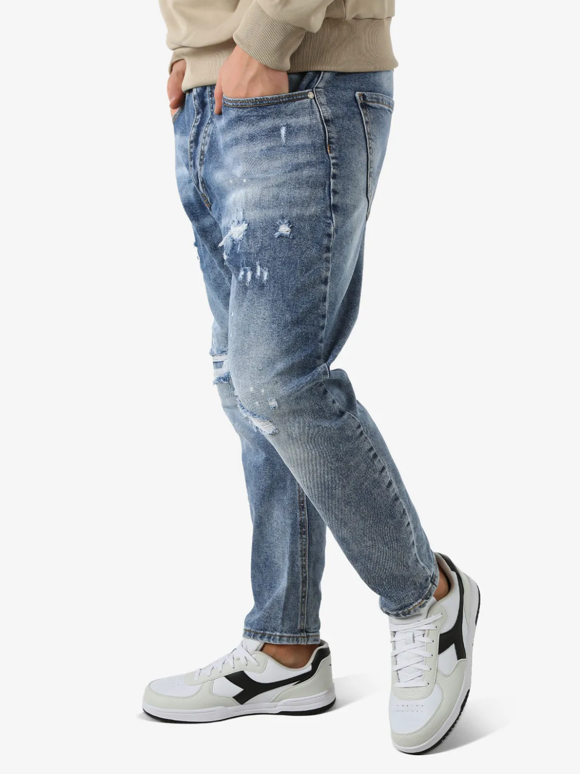 Solada Jeans da uomo con strappi - jeans