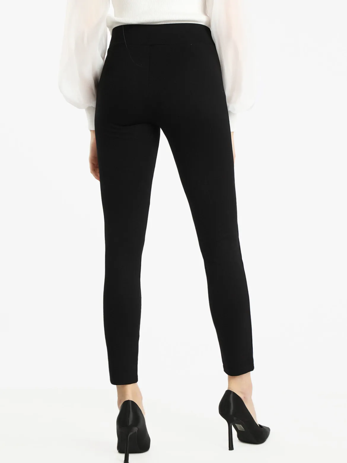 Solada Leggings eleganti donna con borchie luccicanti
