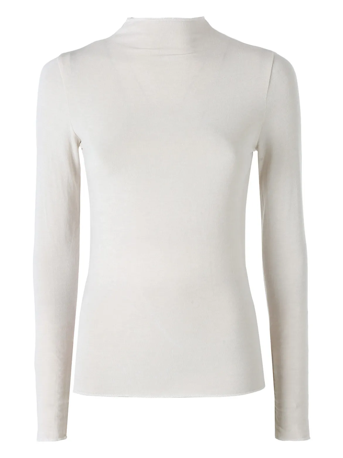 Solada Maglia donna accollata a maniche lunghe - panna