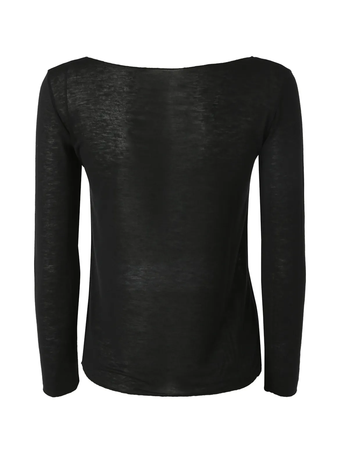 Solada Maglia donna in misto cashmere a maniche lunghe - nero