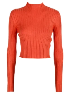Solada Maglia donna lupetto - arancione