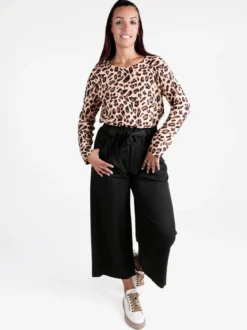 Solada Maglia donna maculata a maniche lunghe