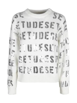 Solada Maglione donna oversize con paillettes